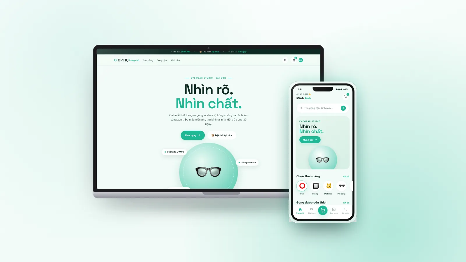 OPTIQ — Cửa hàng mắt kính thời trang