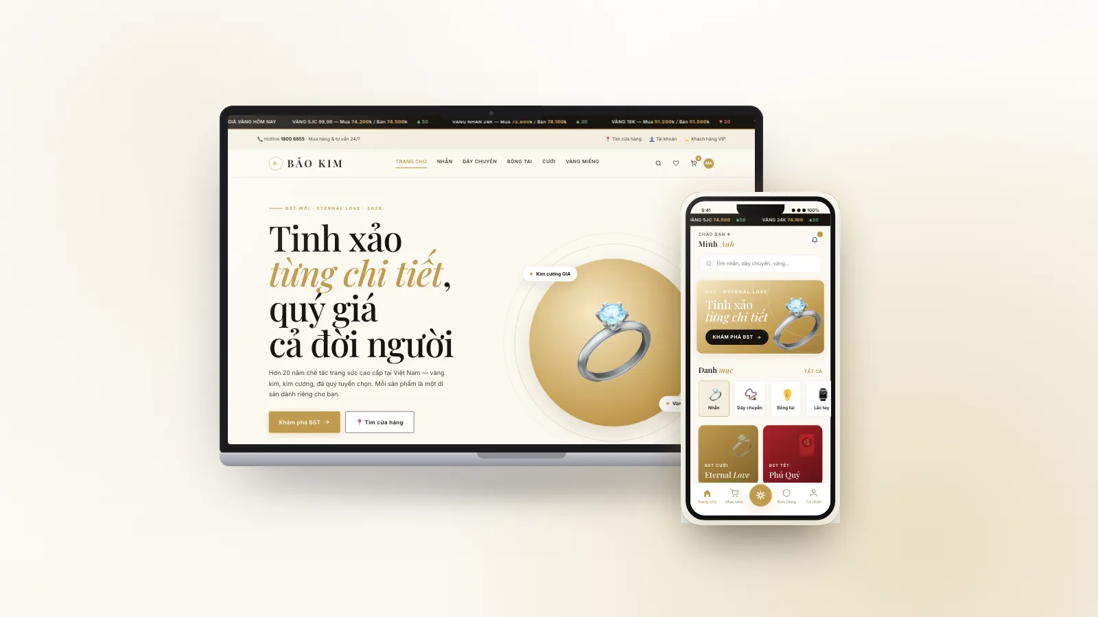 BẢO KIM — Trang sức & kim hoàn cao cấp